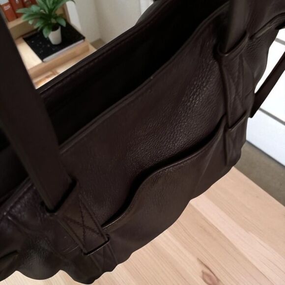 Aimee Kestenberg Leather City Slicker Tote Handbag Burgundy Merlot NWOT - Picture 5 of 12